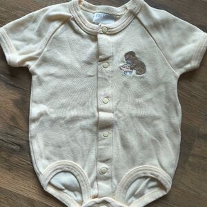 Carter's Cream Baby Bodysuit